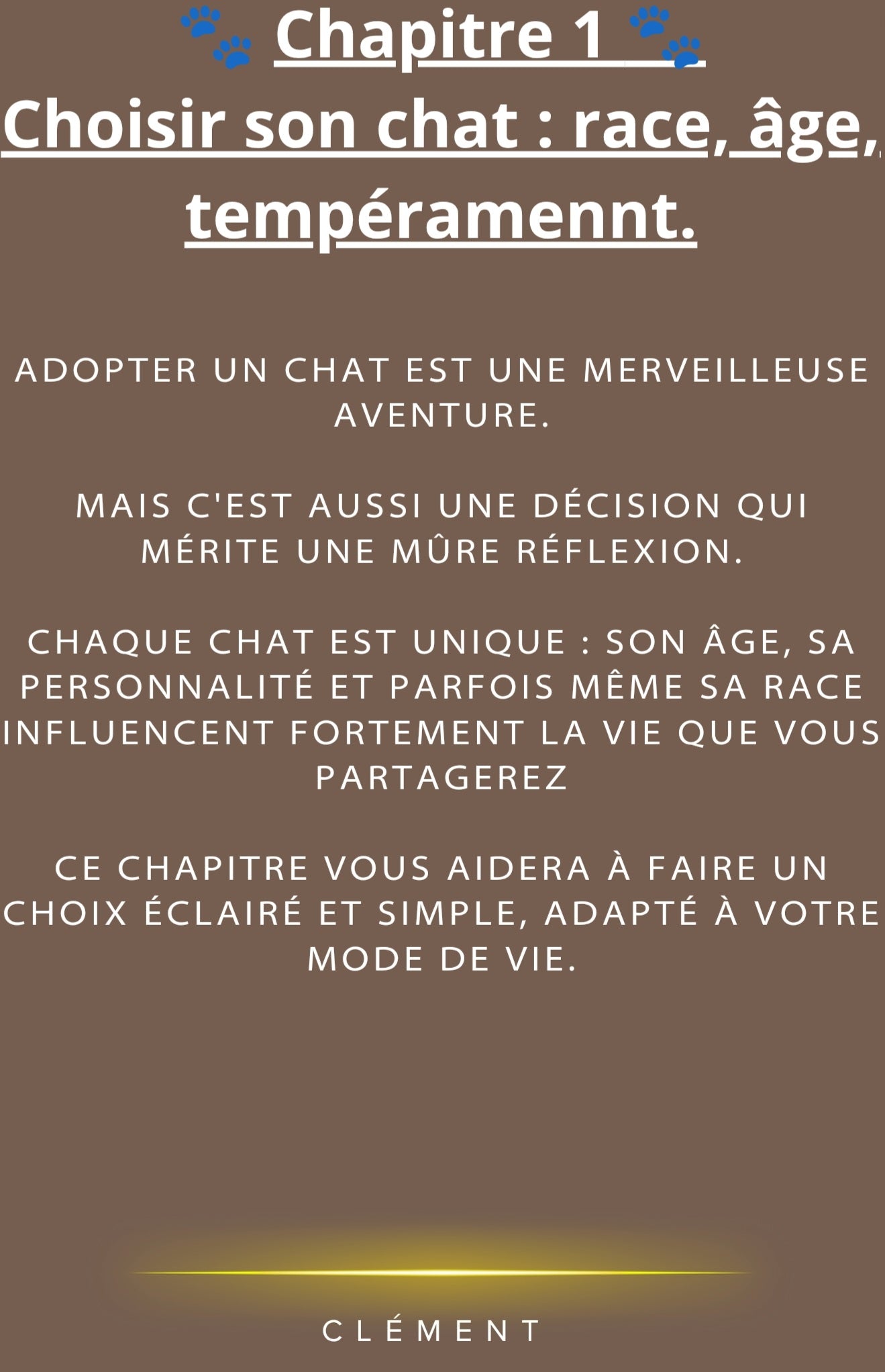 Accueillir son Chat : Le Guide Pratique Complet (PDF)